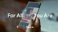 a person holding a phone with the text for all you are